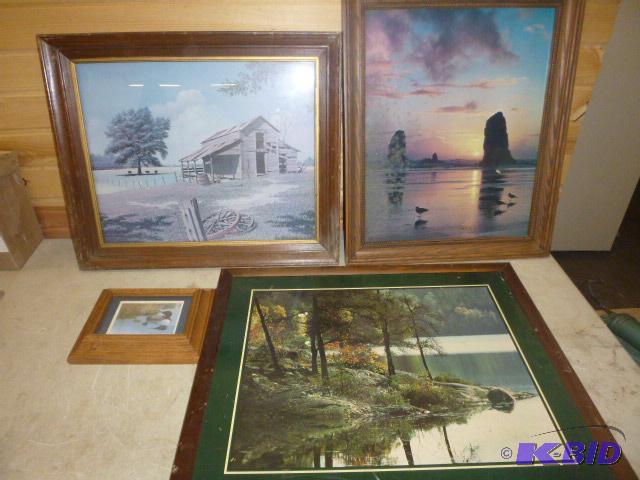 lot 94 image: 4 Framed Pictures...