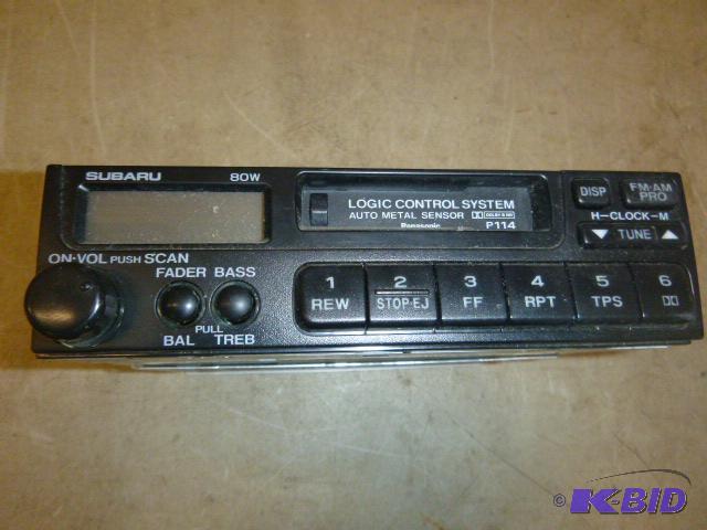 lot 96 image: Subaru 80 Watt Car Radio Cassette Player...