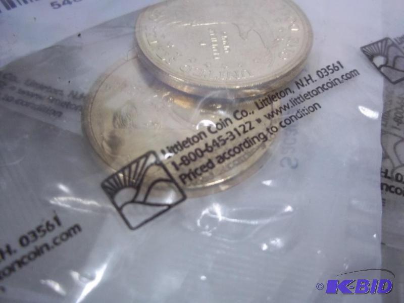 7 Uncirculated Sacagawea Dollars...