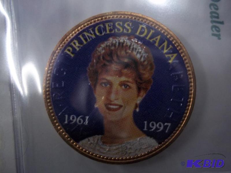 Princess Diana Colorized British Penny...