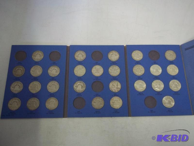 Collection of Benjamin Franklin Half Dollars ...