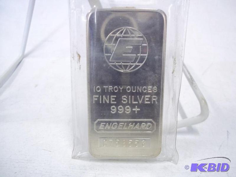 TEN Ounce Fine Silver Bar...