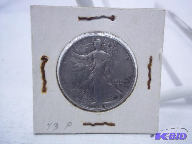 1943 P Walking Liberty Half Dollar...