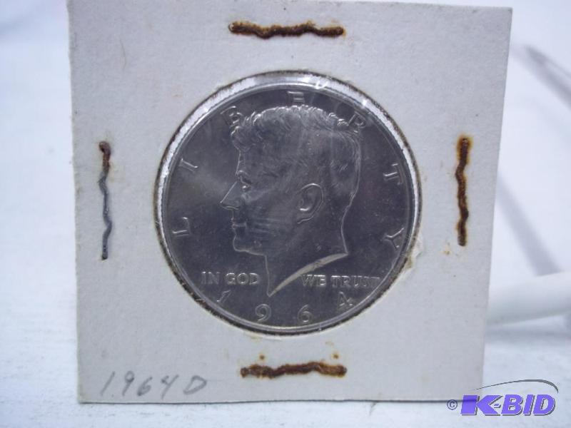 1964 D Kennedy Half Dollar...