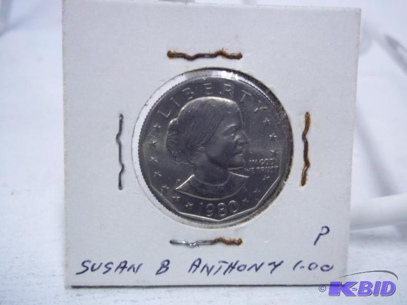 1980 P Susan B. Anthony Dollar...
