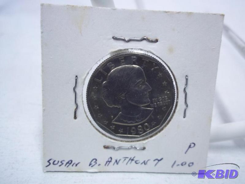 1980 P Susan B. Anthony Dollar...