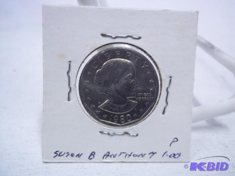 1980 P Susan B. Anthony Dollar...