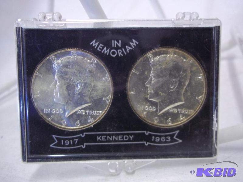 Kennedy Half Dollar set in case...