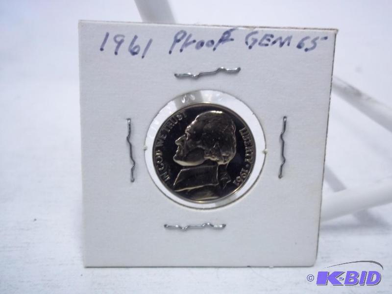 1961 Proof GEM Nickel...
