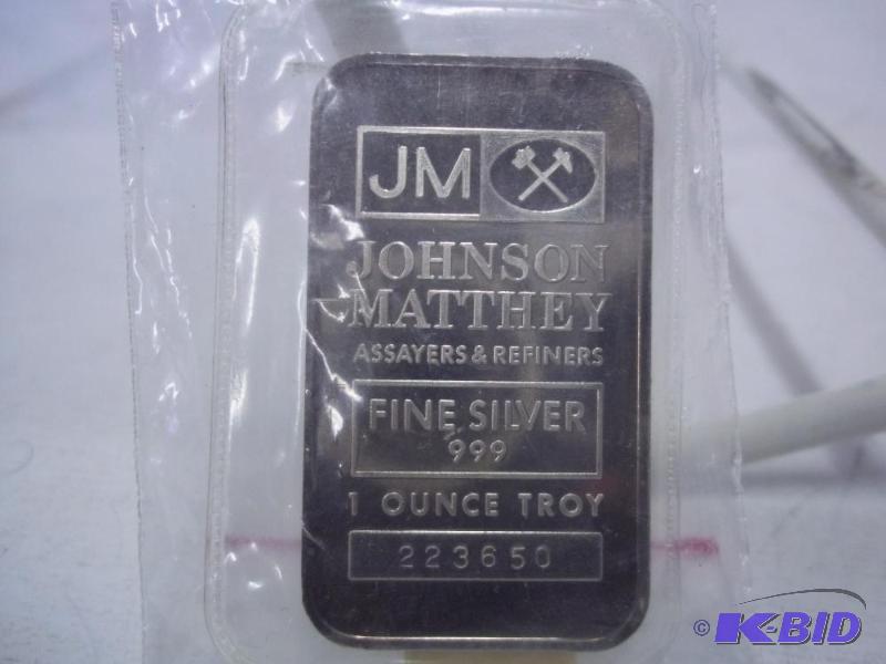One Ounce Fine Silver Bar...
