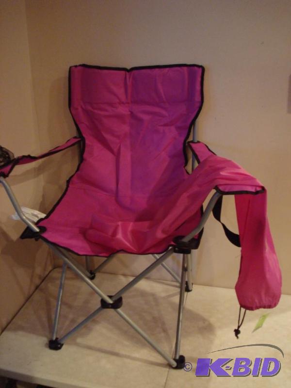 Pink Folding Chair And Bag...