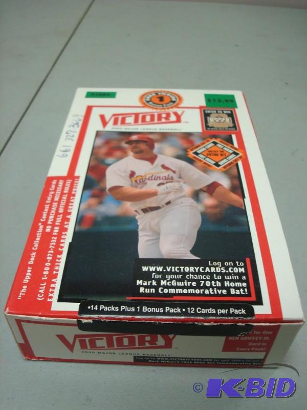 Box Of 2000 Victory Baseball Cards, Packs Hav...