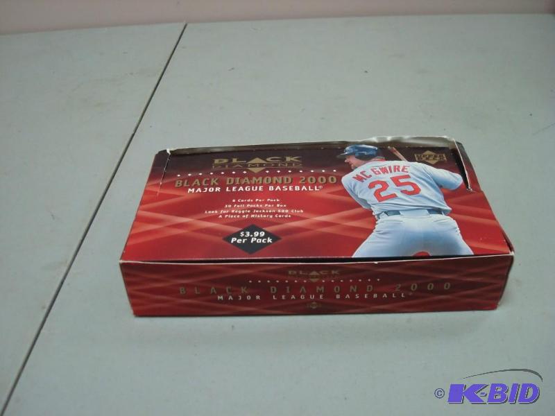Box Of 2000 Black Diamond Baseball Cards, Pac...