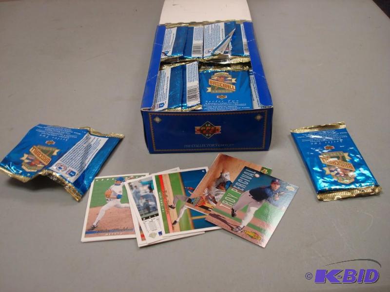 Box Of 1993 Upper Deck Baseball Cards, Packs ...