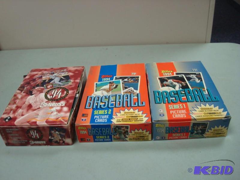 Three Boxes Of Mixed Baseball Cards...
