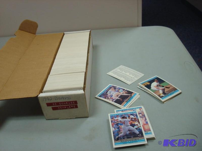 Box Of 1992 Donruss Baseball Cards...
