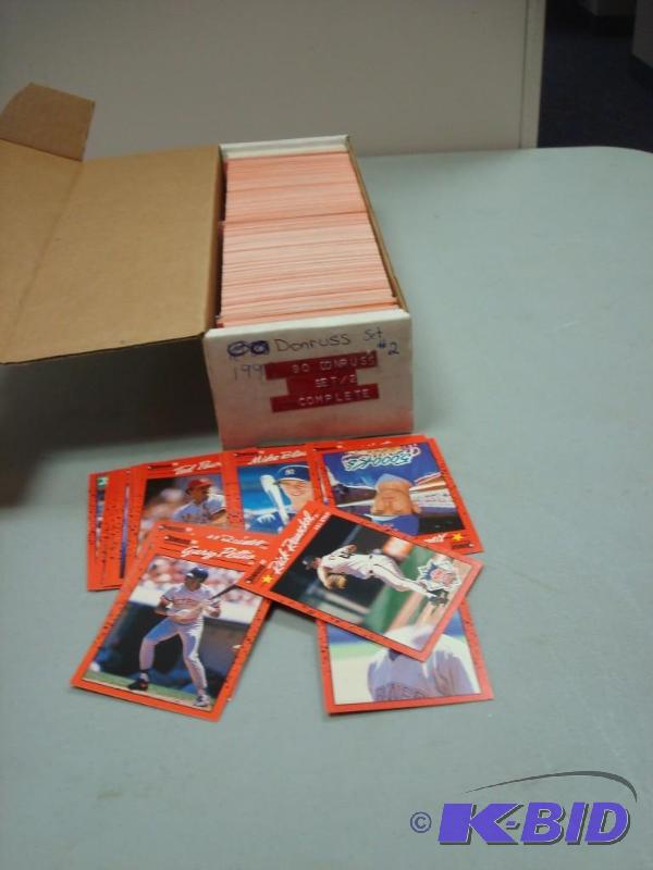 Box Of 1990 Donruss Baseball Cards...