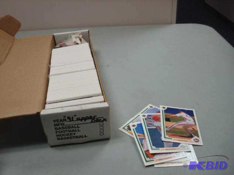 Box 1991 Upper Deck Baseball Cards...