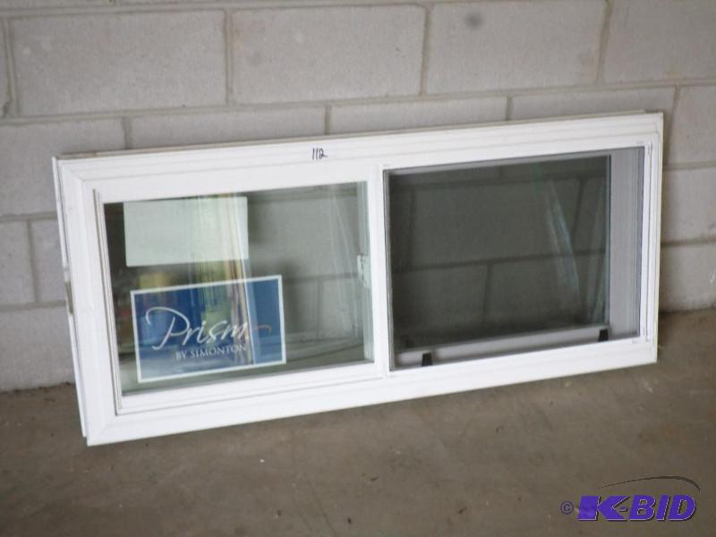 lot 112 image: New 22.5&quotx50.5" Double Hung White V...