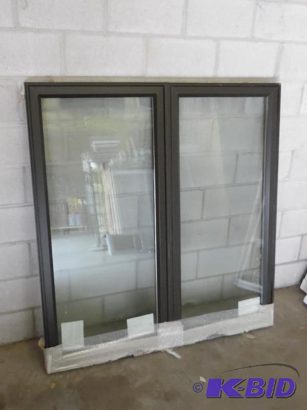 lot 131 image: New 27&quotx56.75" Crank Open Vinyl Win...