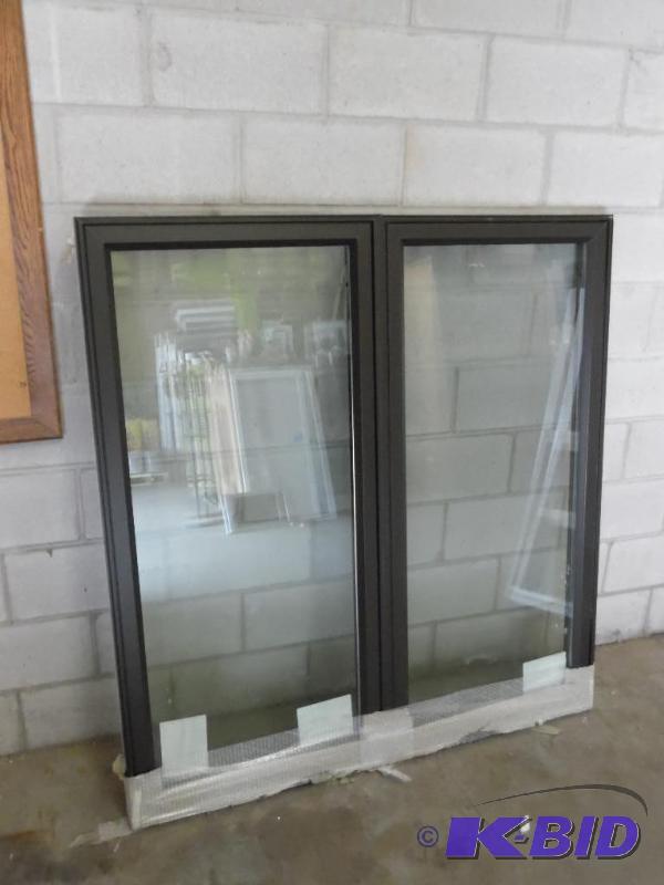 lot 132 image: New 27&quotx56.75" Crank Open Vinyl Win...