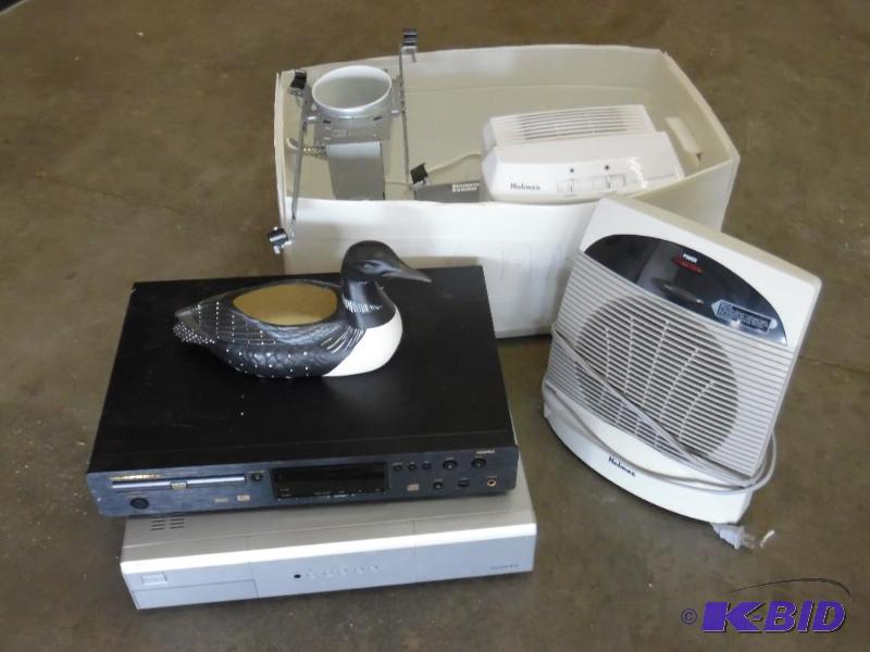 lot 153 image: Lot Of (2) Air Purifiers, Marantz DVD Player...