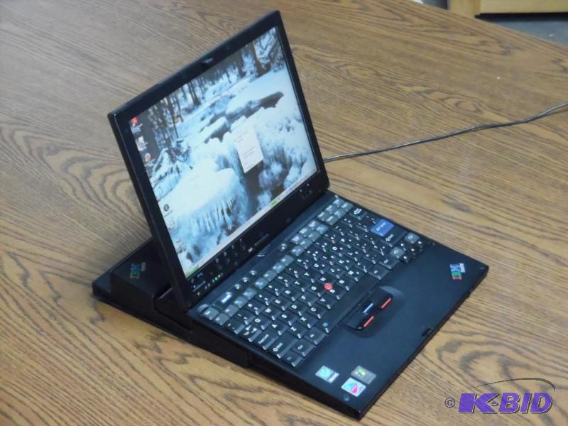 lot 158 image: IBM Thinkpad Laptop Computer, Windows XP Oper...