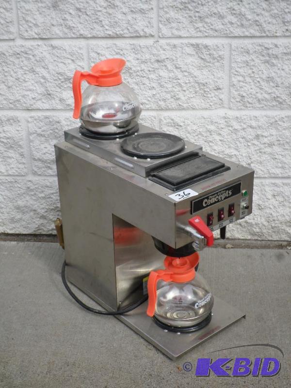 lot 36 image: Classic Coffee Concepts 120Volt Stainless Ste...