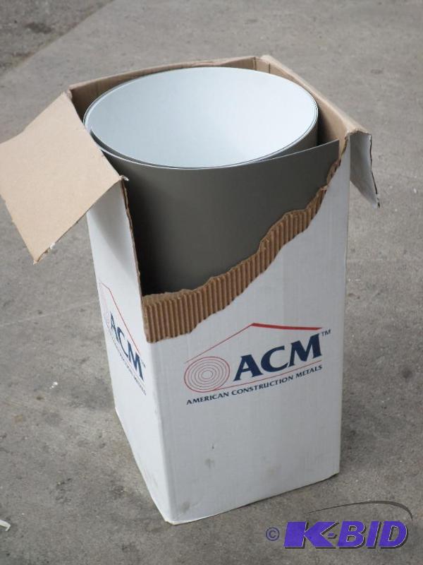 lot 53 image: Partial 24&quotx50ft Roll Of Aluminum Trim C...