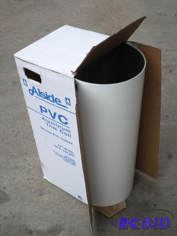 lot 57 image: Partial 24&quotx50ft Roll Of Aluminum Trim C...