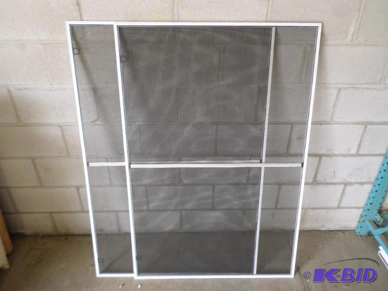 lot 68 image: (2) 53.5" x 36" Window Screens, New...