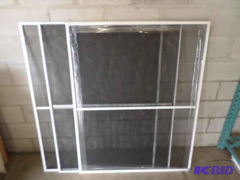 lot 69 image: (3) 53.5" x 42" Window Screens, New...