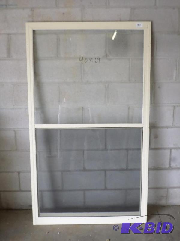 lot 70 image: New 40" x 69" Aluminum Window Inser...