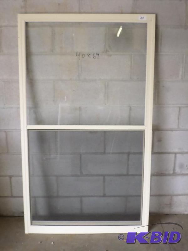 lot 71 image: New 40" x 69" Aluminum Window Inser...