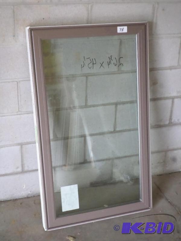 lot 78 image: New 26.75" x 45.25" Double Pane Vin...