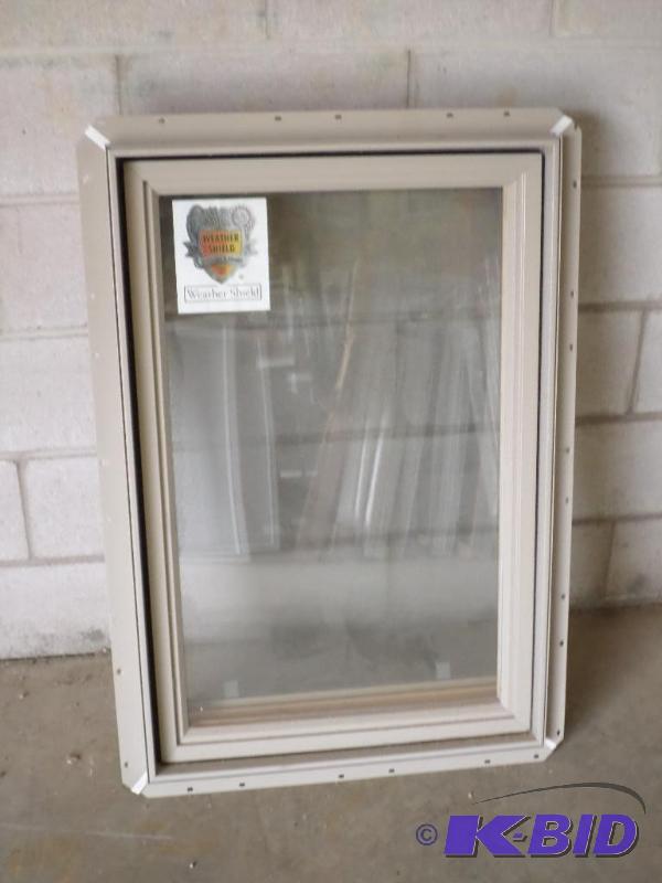 lot 85 image: New 24.25&quotx36.5" Crank-Open Vinyl W...