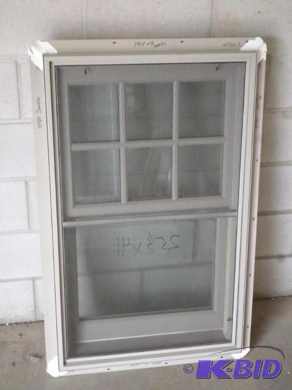 lot 87 image: New 25.5&quotx41" Double Hung Viny Wind...