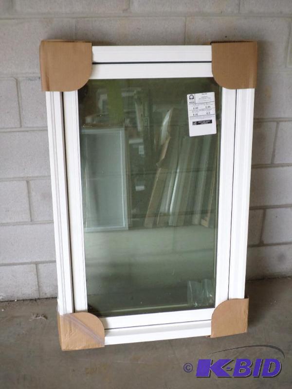lot 99 image: New 26&quotx42" White Vinyl Crank Open ...
