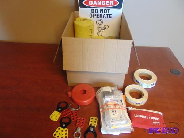 lot 31 image: Machine Lock Out Accessories and Signage...