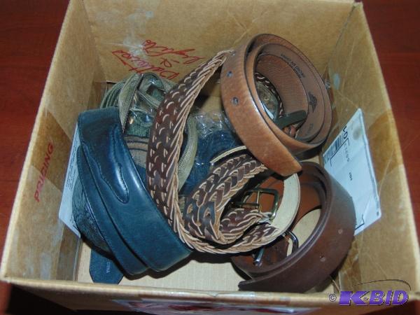 lot 34 image: (6) Belts   Most around 3 long ...