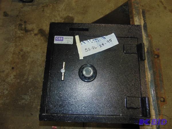 lot 47 image: Heavy Duty Lockable Safe    Includes com...