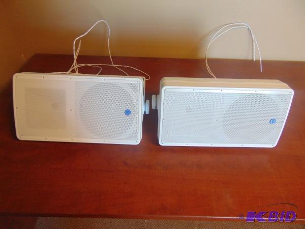 lot 57 image: Atlas Sound IndoorOutdoor Speakers   Tested ...