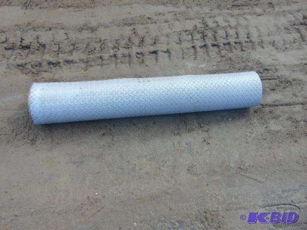 lot 91 image: Diamond Plated Rubber Mat   55" wide and...