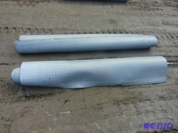 lot 92 image: (2) Diamond Plated Rubber Mat   Approximately...