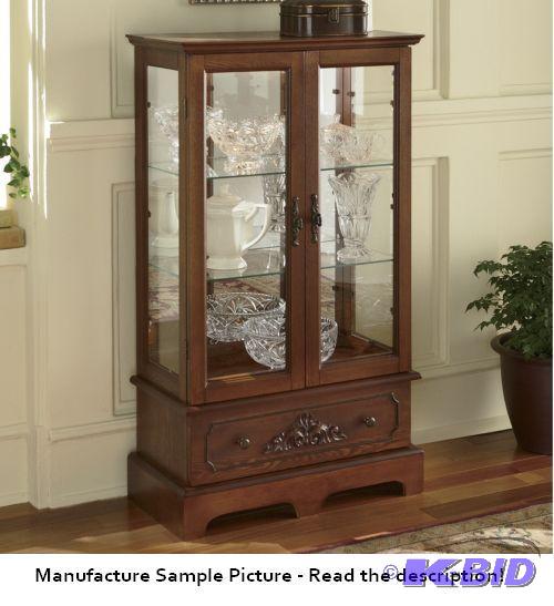 lot 107 image: Lit Curio - Oak Finish -&nbspPut the spotlig...