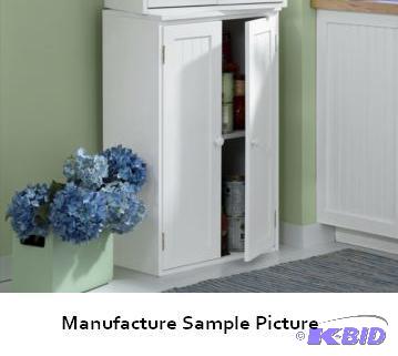 lot 122 image: Stacking Cabinet - White - Custom cabinets co...