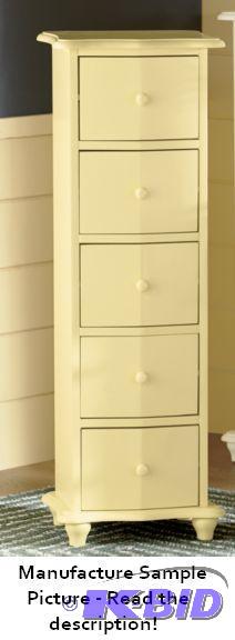 lot 155 image: Five Drawer Cabinet - Yellow -&nbspKeep esse...