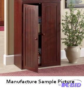 lot 156 image: Stacking Cabinet - Walnut -&nbspCustom cabin...