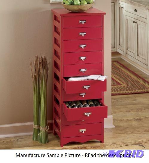 lot 88 image: Ten Drawer Organizer -&nbspThis taboret stac...