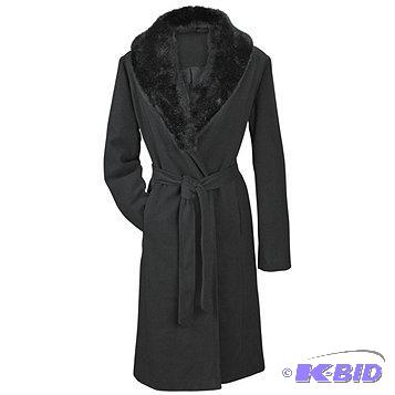 lot 24 image: New with tags&nbspWomens Faux Wool Coat wit...